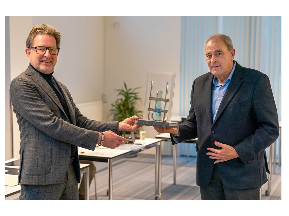 Uitreiking het Zilveren Heiblok aan Co van ’t Hek