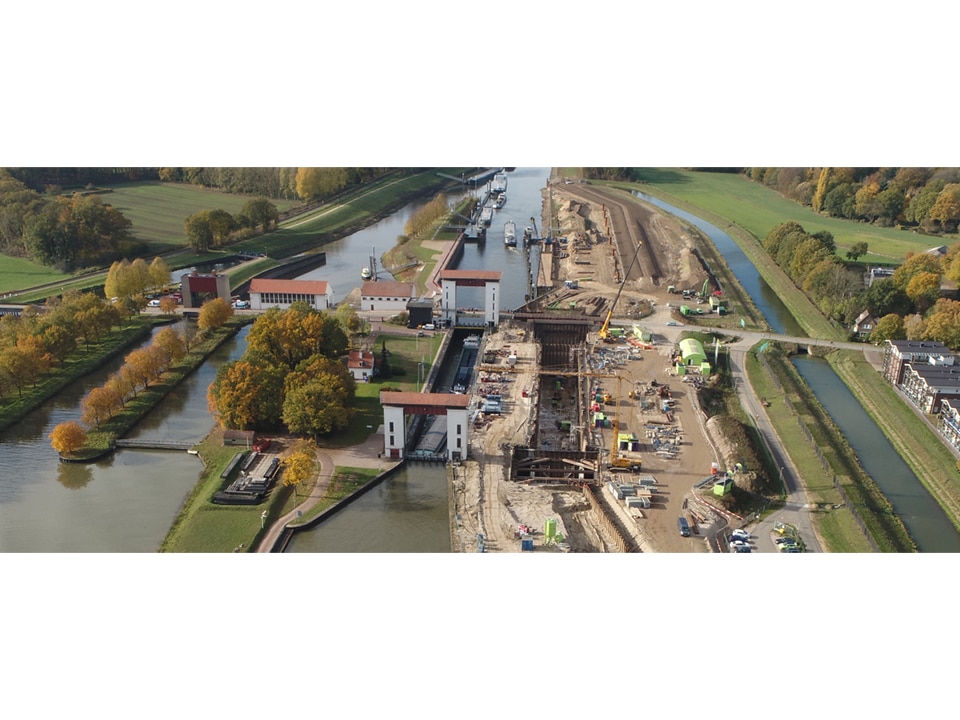 Combinatie Mobilis en Croonwolter&dros bouwde nieuwe sluis en renoveert bestaande