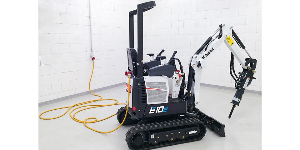 Bobcat lanceert eerste 1 tons elektrische minigraafmachine