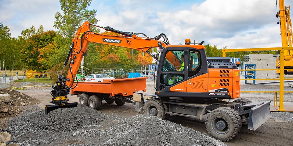 Doosan and Engcon invest together in Europe
