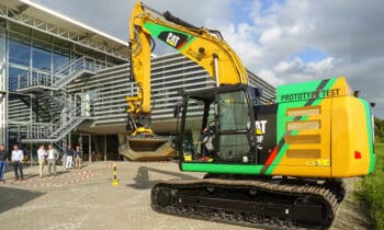 elektrische cat 02 in actie