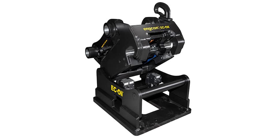 Engcon biedt een automatische snelwissel voor graafmachines tot 40 ton