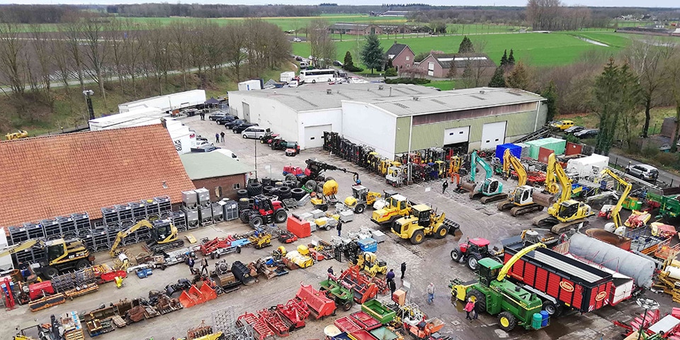 Online veilingen van Grondverzet en Agri booming business