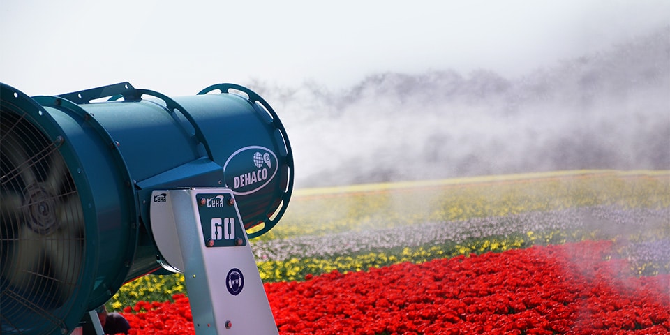 Nieuwe mobiele watervernevelaar overal inzetbaar