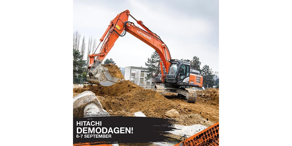 Aanstaande vrijdag en zaterdag | Hitachi Construction Nederland DemoDagen in Oosterhout! 