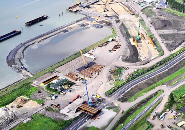 ko mats luftbildprojekt blankenburg verbinden den nordausgang des maasdeltatunnels.