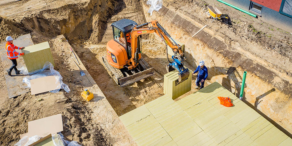 Rockflow infiltratiebuffer van Lapinus (onderdeel ROCKWOOL Group) toegepast bij klimaatadaptieve gebiedsontwikkeling in centrum van Horst aan de Maas