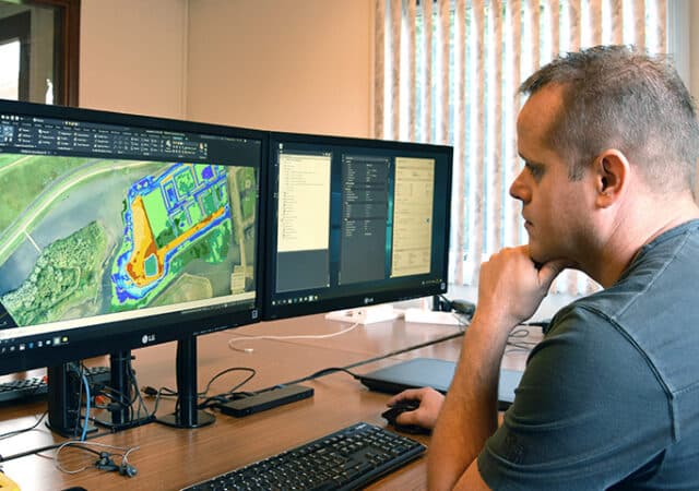 marien van rodijnen werkt met civil 3d een verschilkaart uit van project nesselandekopie
