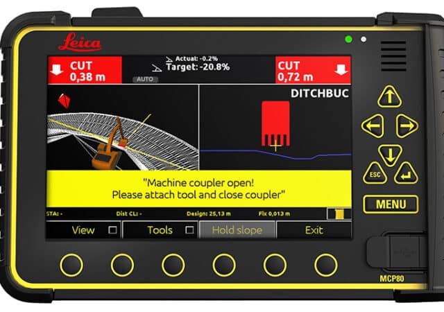 medium tool recognition mcp80 coupler open