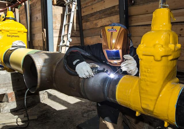 realization high-pressure gas pipeline photo heijmans