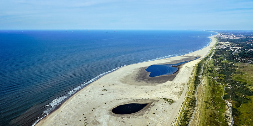 Werken op de grens van land en water