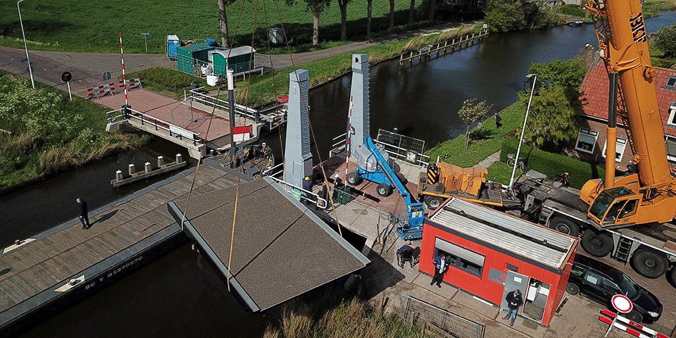 Staal op maat voor Abbegaasterkettingbrug