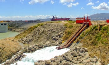 van heck algericas gezeiten-entlastungsanlagen im hafen von algericas spanien