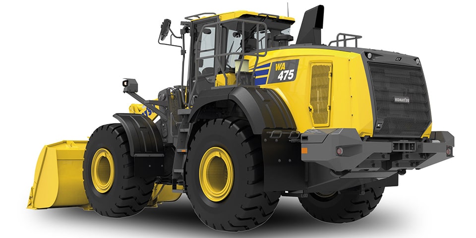 Komatsu Europe presenteert de compleet nieuwe wiellader WA475-10 op de Bauma 2019