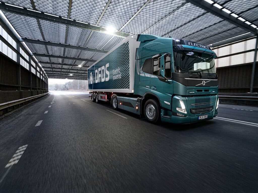 volvo fm electric dfds