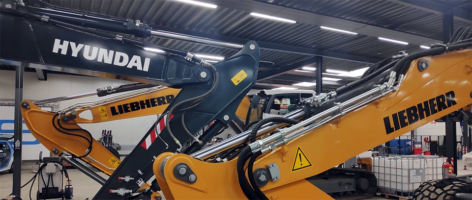 Kranen Hyundai Liebherr kopiëren