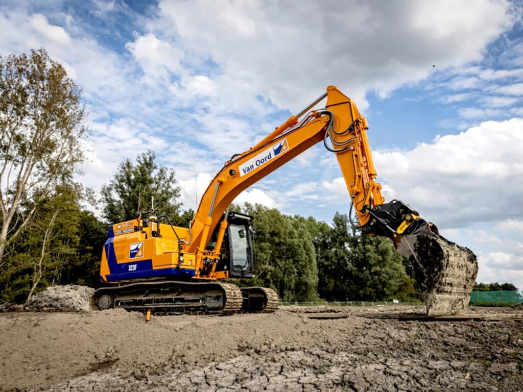 elektrische 25 ton rupsgraafmachine van oord