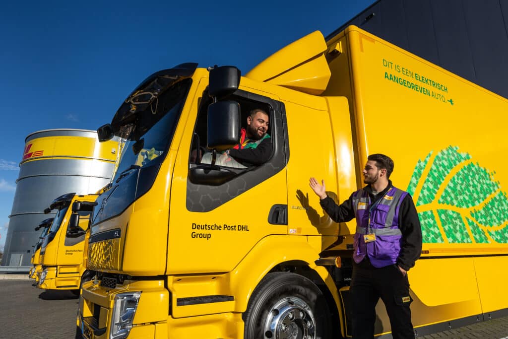 volvo fe electric dhl parcel chauffeurs