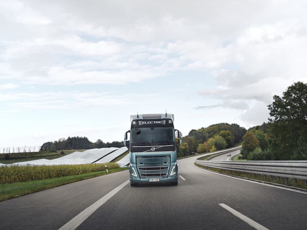 volvo fh electric green truck test