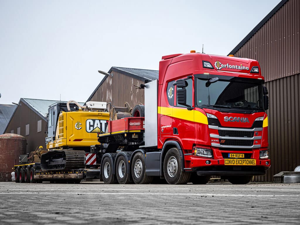 Cerfontaine heeft eerste Scania R770 8×4 V8 als XT zwaar transporttrekker van Nederland