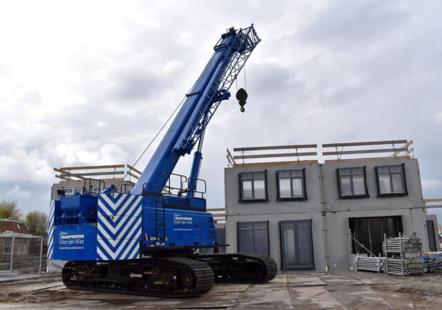 sany sce 600tb telescoopkraan op rupsen kraanverhuur van der vl
