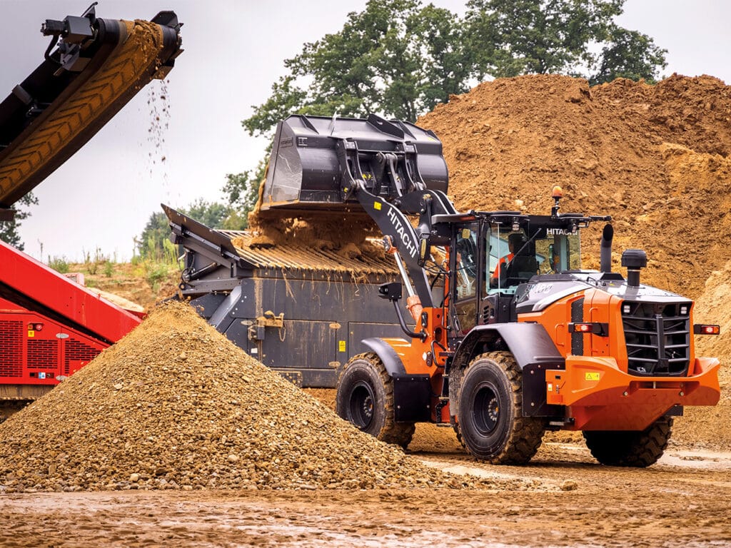 Hitachi wiellader ZW180 7