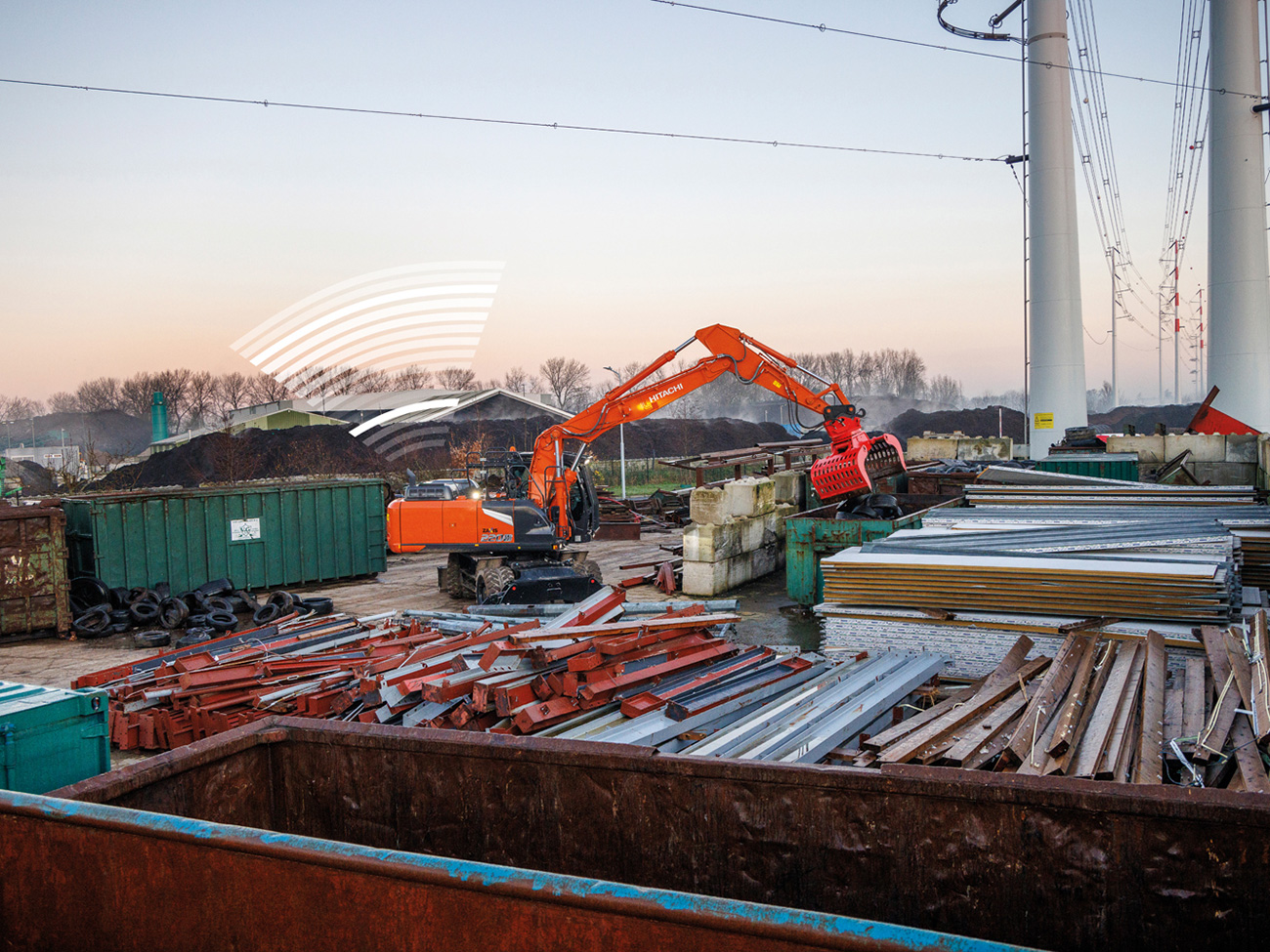 Hitachi stellt größtes Modell der neuen Mobilbagger-Serie Zaxis-7 vor 12