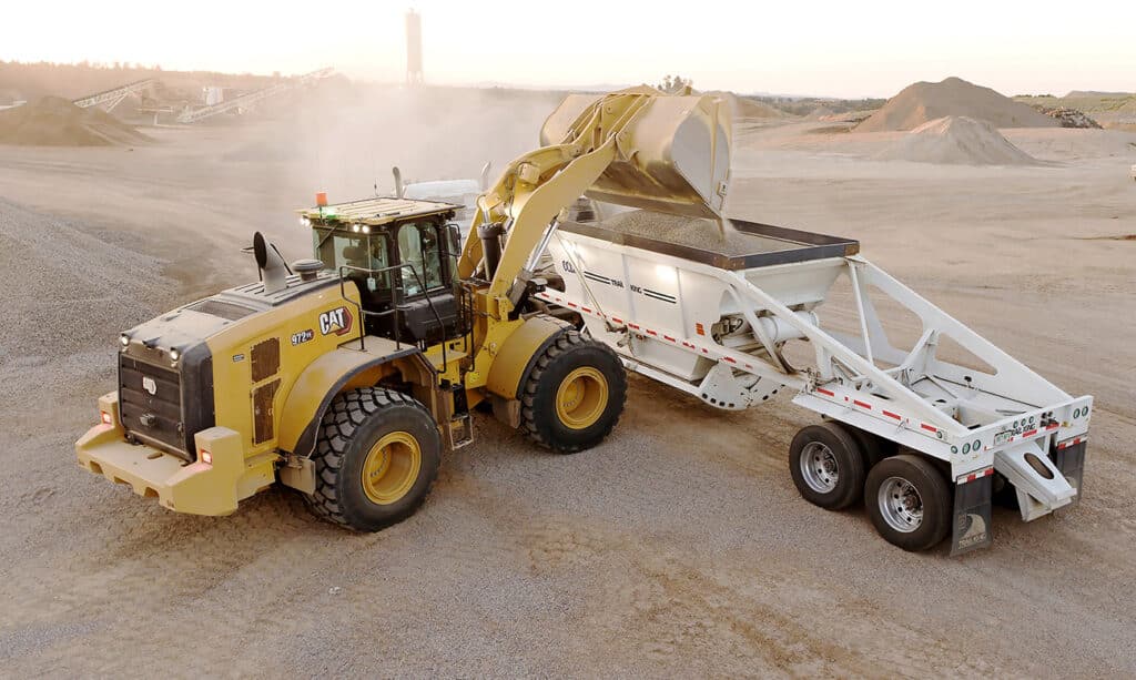 cat wiellader 972XE