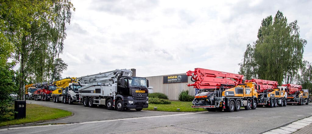 Mobiele betonpompen Putzmeister
