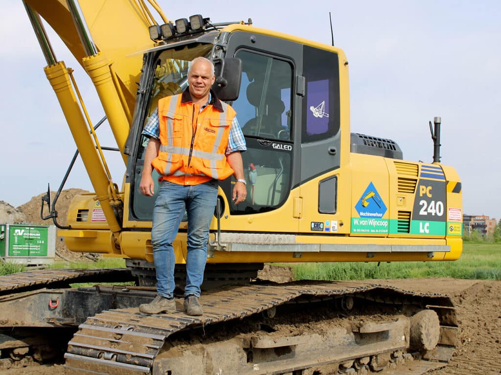 Sterke machines en beste service vormen gouden combinatie. ‘Komatsu-man in hart en nieren’