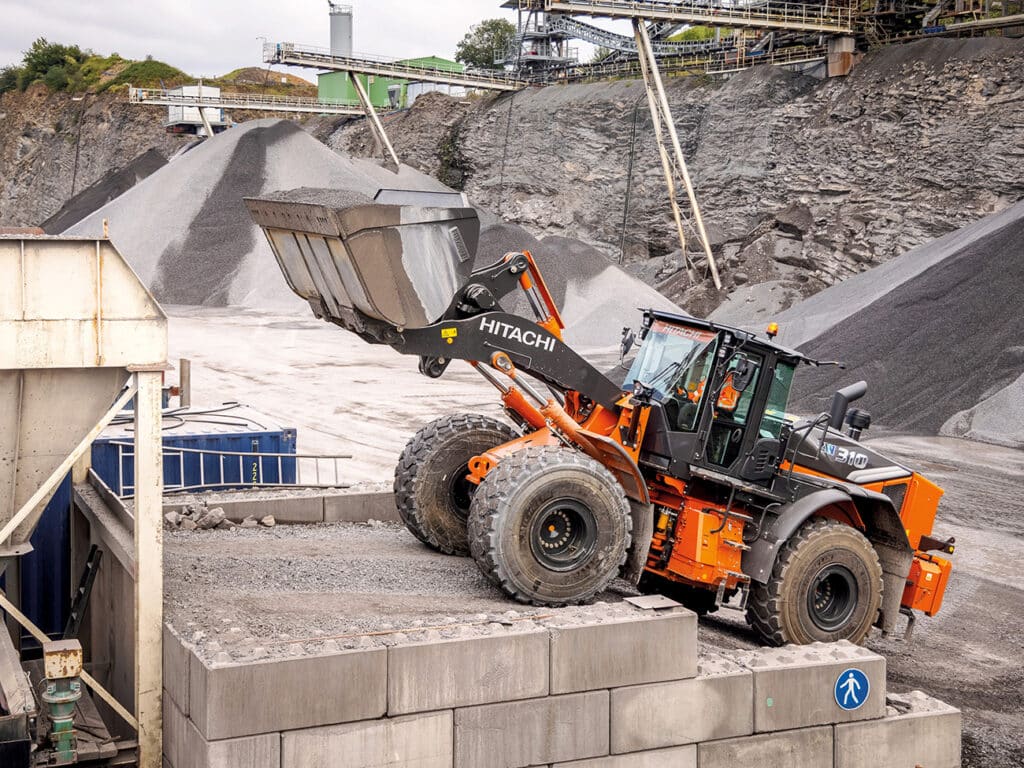 hitachi ZW310 7 grote wiellader