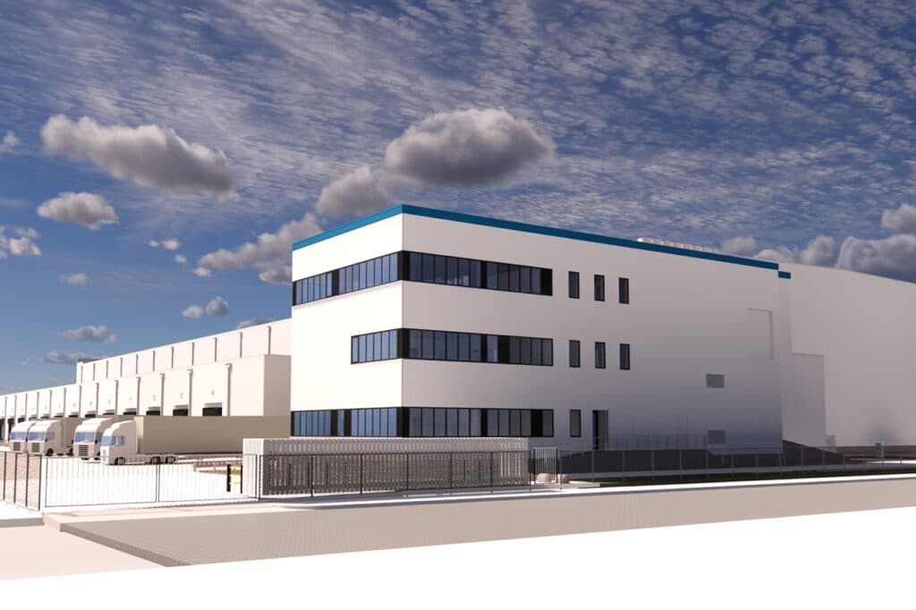 Nieuw koel-/vriesdistributiecentrum in Noord-Duitsland wordt gebouwd