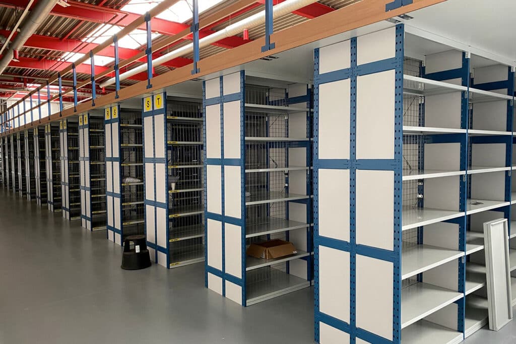Europe Racking kan de poedercoating zelf op kleur maken