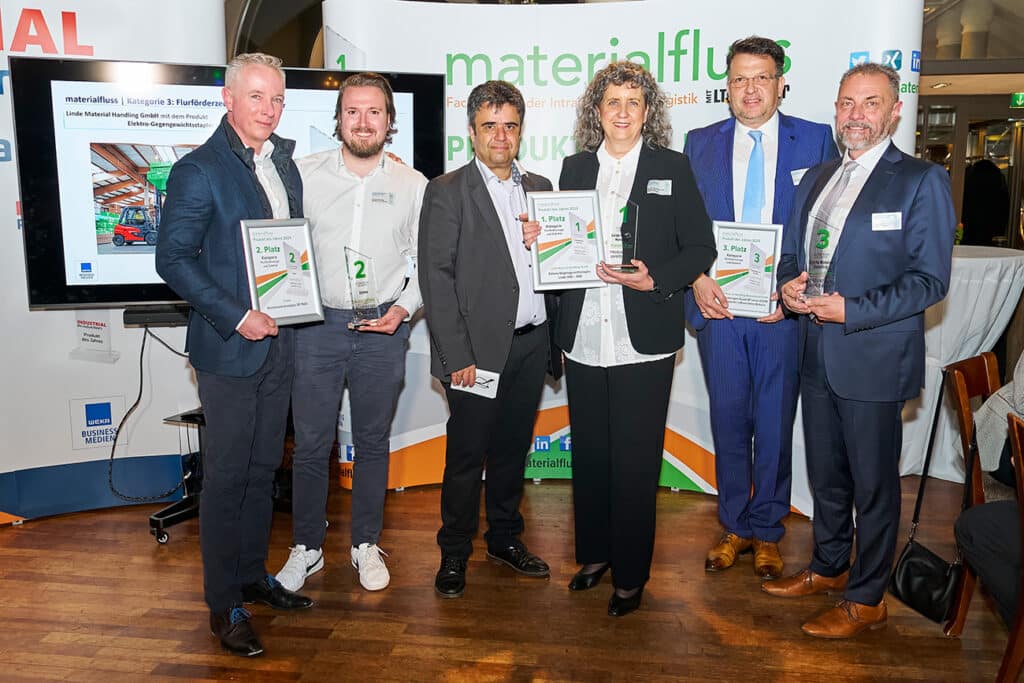 Linde MH mit 'materialfluss'-Preis geehrt