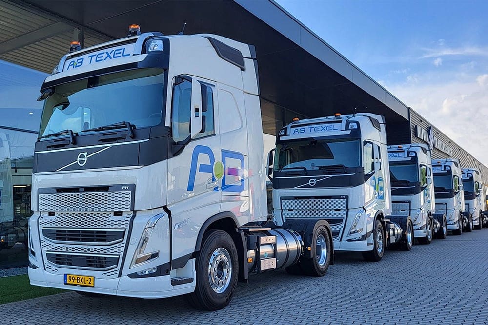AB Texel verduurzaamt transport met Bio-LNG-trucks van Volvo