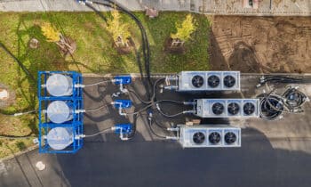 Nieuwe energiezuinige verhuuropstelling voor buitengebruik met kopieren