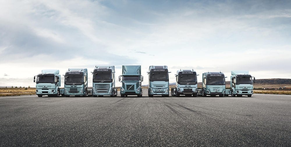 volvo trucks electric truckrange