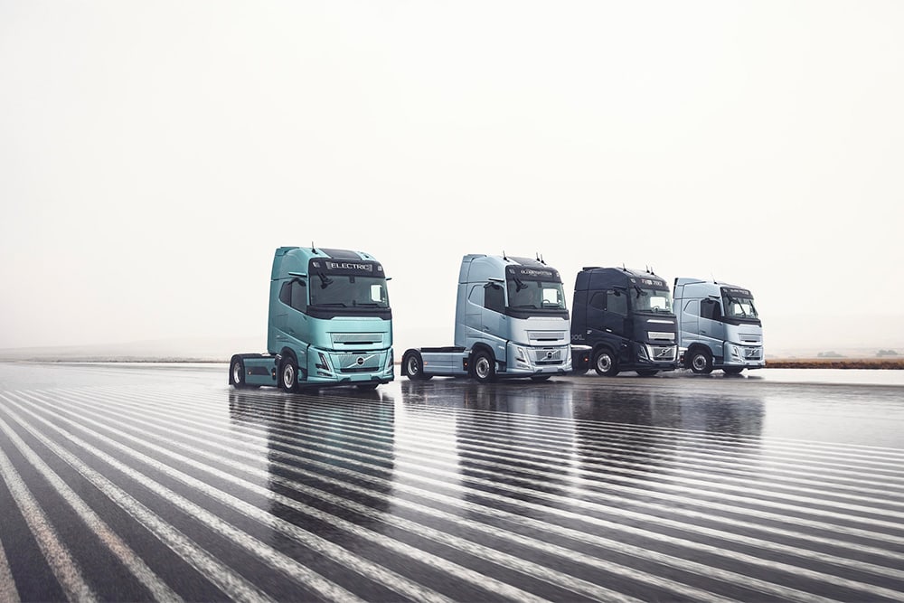volvo trucks three pillar strategy aero range