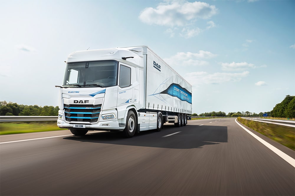DAF XF Electric DAF joins international platform for charging point reservation 1