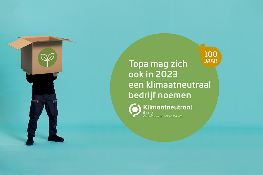 Verpakkingsbedrijf Topa vermindert CO2 uitstoot afgelopen jaar met 27%