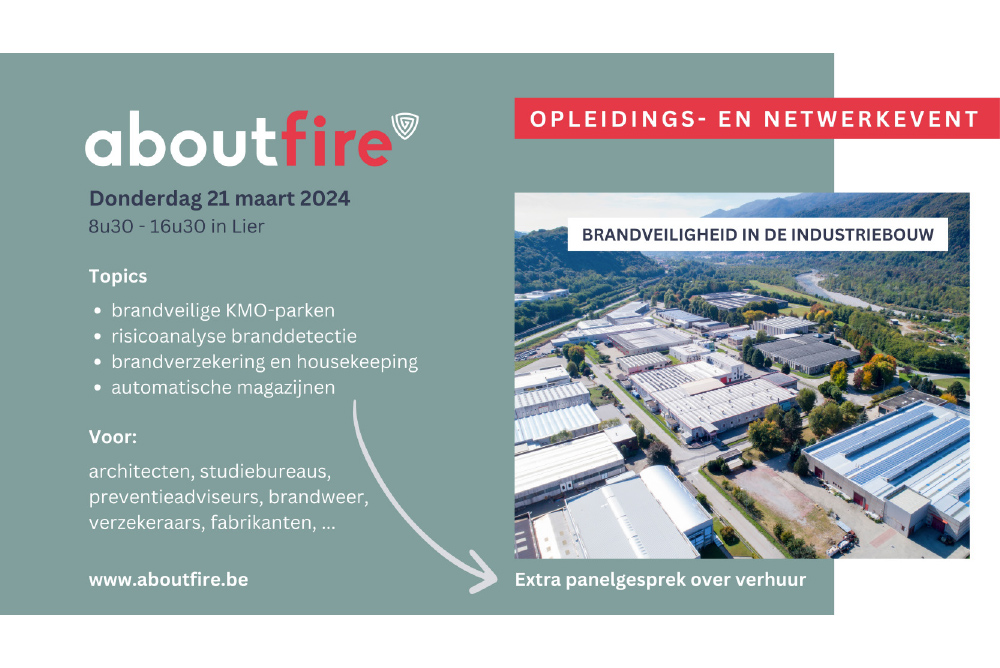 Opleidings- en netwerkevent over brandveiligheid in de industriebouw
