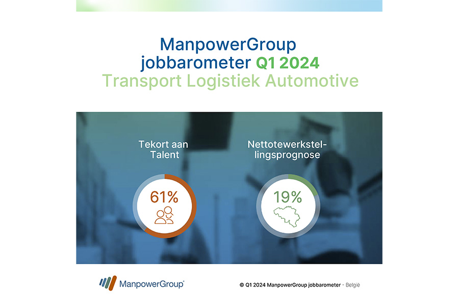 Voorzichtige tewerkstellingsvoortuizichten in de sector Transport/Logistiek voor het eerste kwartaal 2024