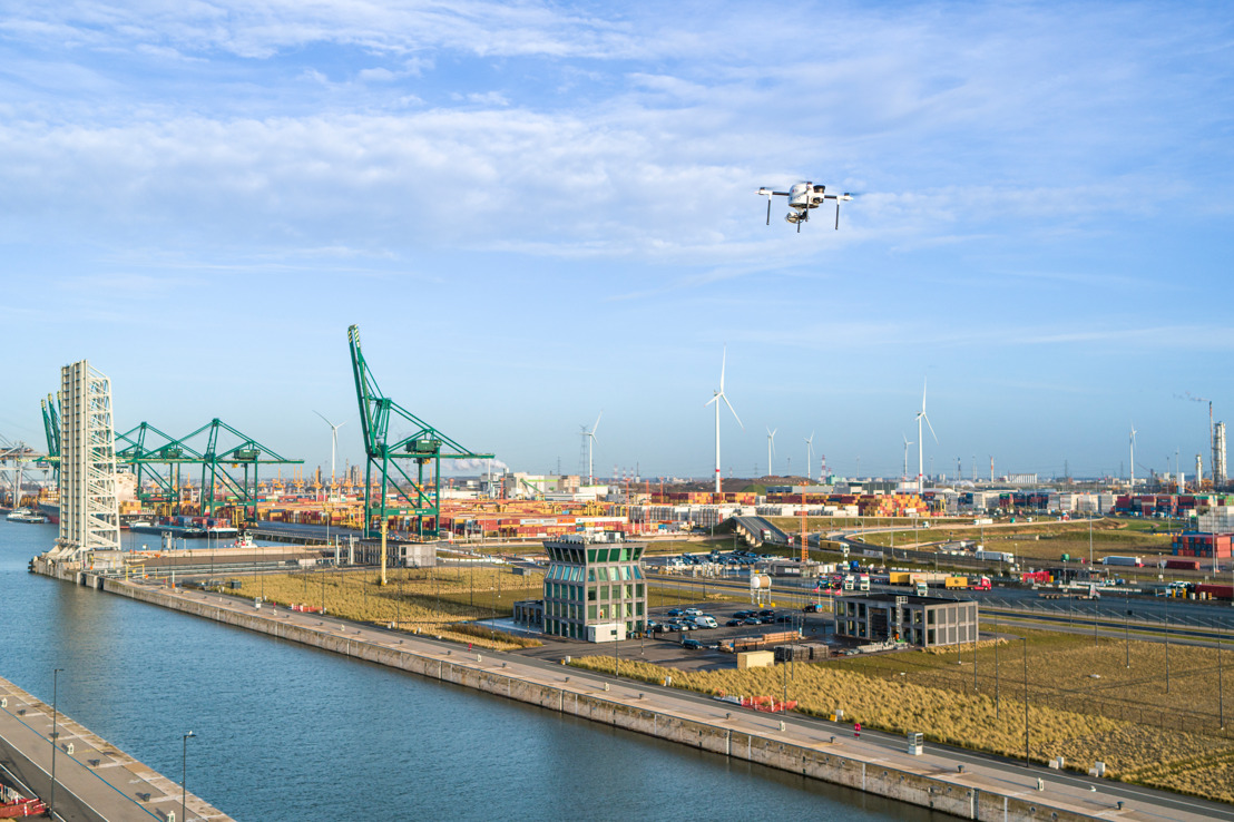 World first in Antwerp port area: drone network officially launched 1