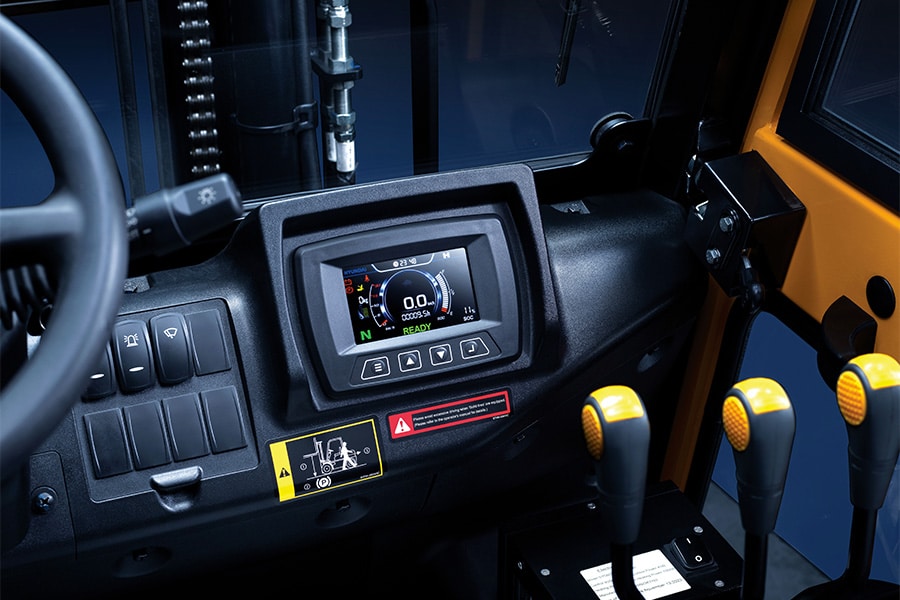 Multifunctioneel LCD display met realtime