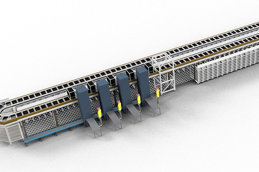 Unique sorting concept for e-commerce and omnichannel warehouses 1