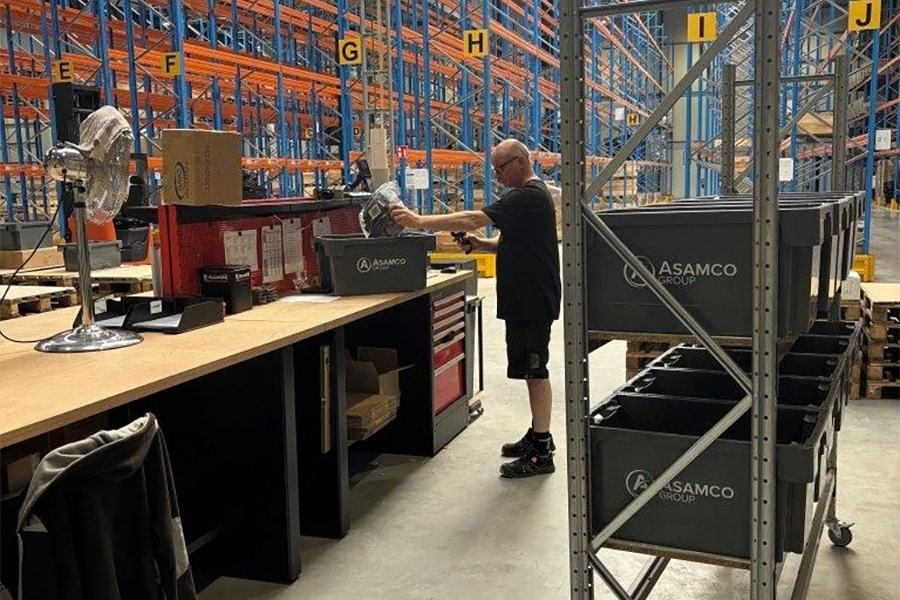 ASAMCO kiest voor stockageoplossingen van Plastibac 3