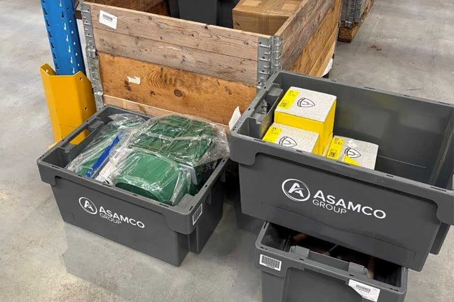 ASAMCO kiest voor stockageoplossingen van Plastibac 1