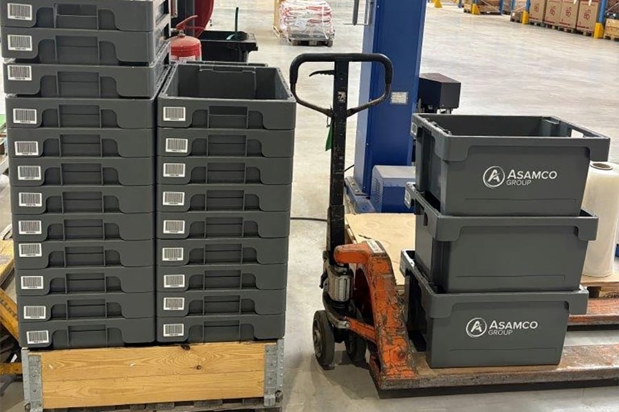 ASAMCO kiest voor stockageoplossingen van Plastibac 4