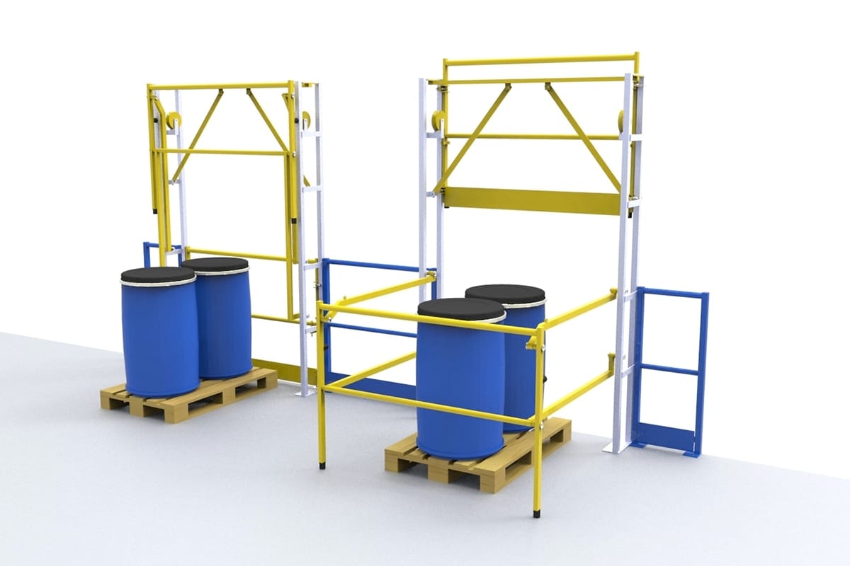 Kantelhekken en doorlaatinrichtingen van Dipaq beschermen werknemers tegen valgevaar 2