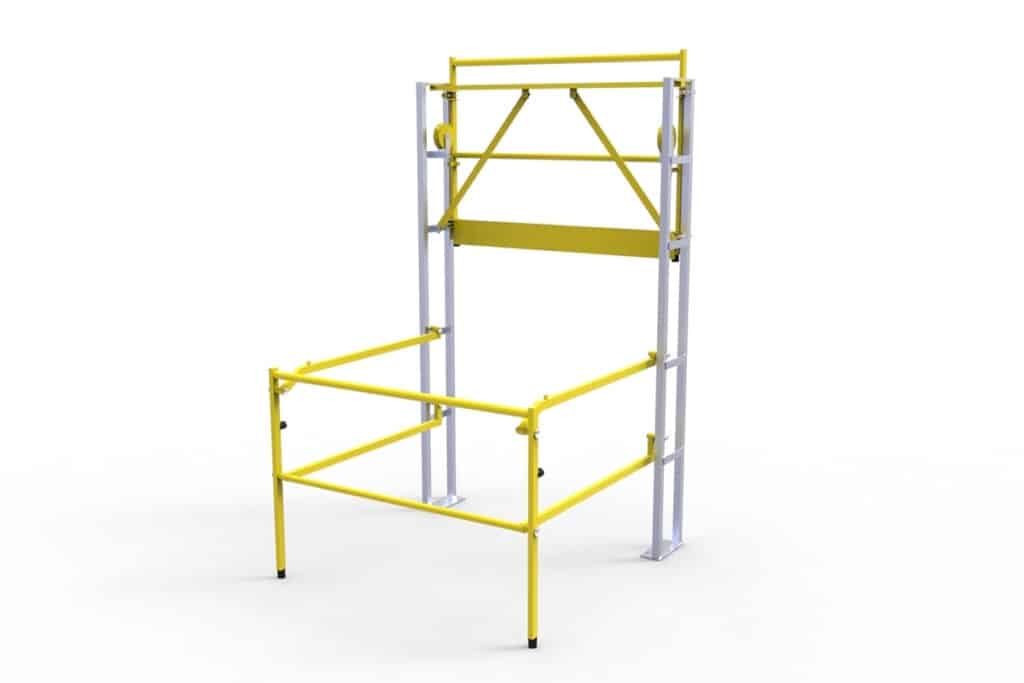 Kantelhekken en doorlaatinrichtingen van Dipaq beschermen werknemers tegen valgevaar 1